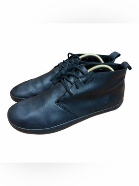 Vivobarefoot Gobi III Boots Unisex W9 M7 (40 EU) Black Leather Chukka Boots